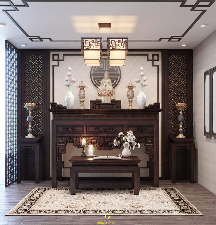 Tiêu chuẩn thiết kế nội thất phòng thờ