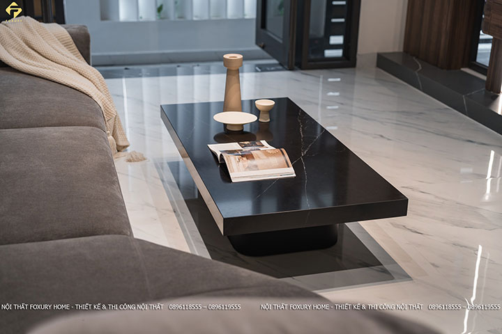 phòng khách nhà phố 3 tầng