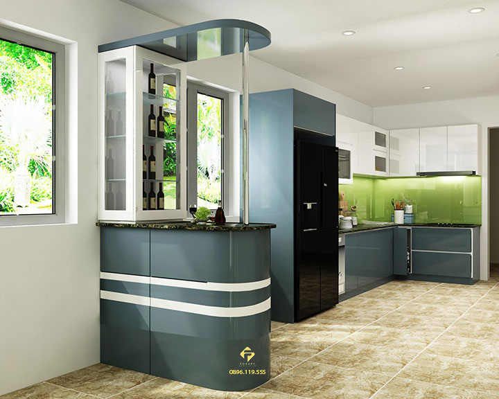 Kích thước nội thất quầy bar