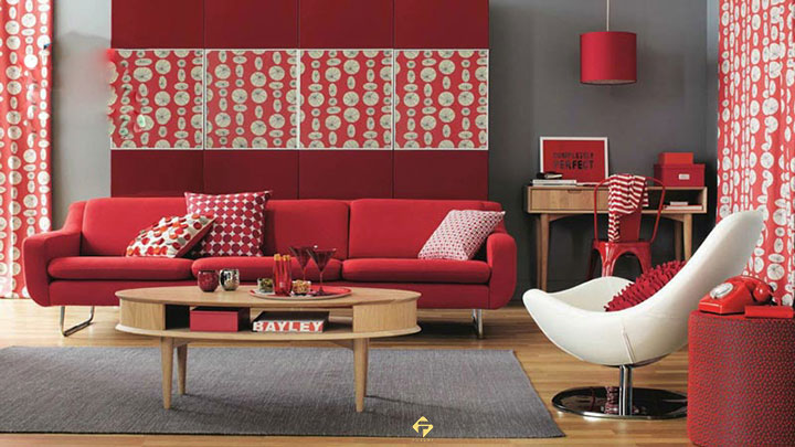 thiết kế nội thất mệnh Hỏa