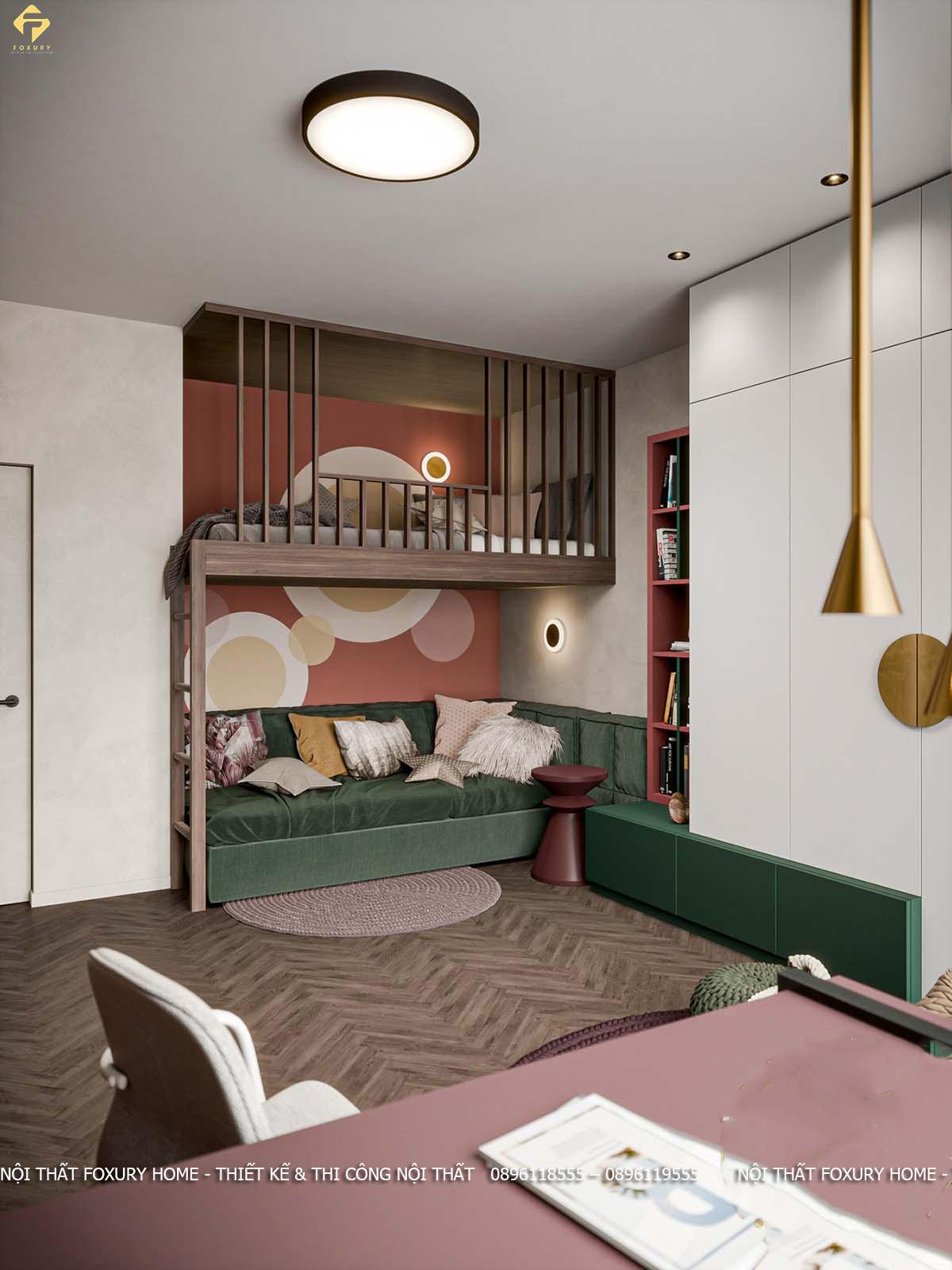 thiết kế nội thất cho mệnh Mộc