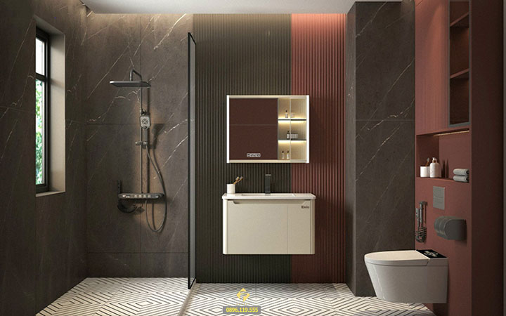 Mẫu nhà tắm hiện đại, nội thất nhà vệ sinh