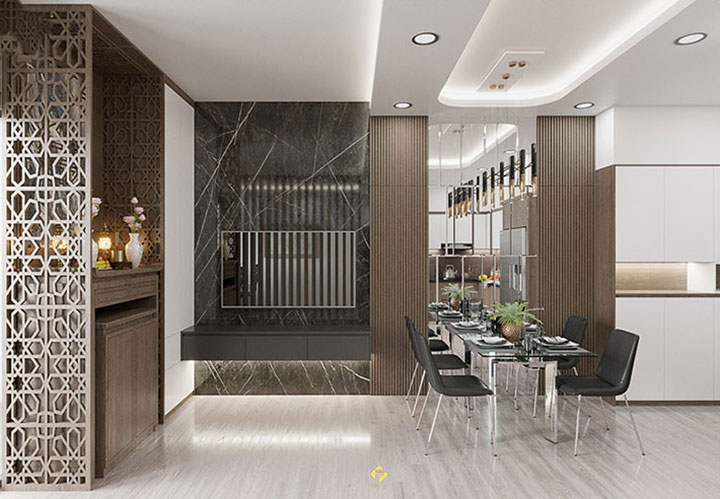 bàn thờ đứng chung cư