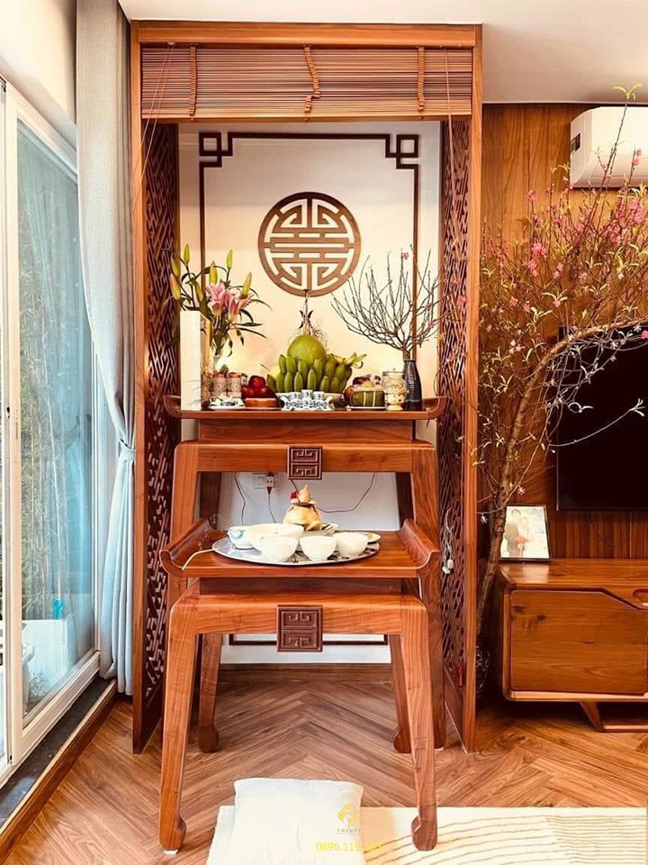 Kích thước bàn thờ đứng chung cư