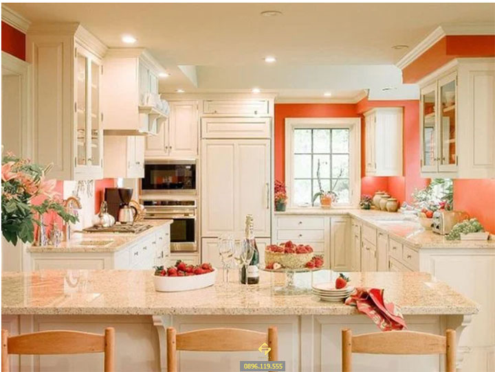 nội thất bếp mệnh thổ