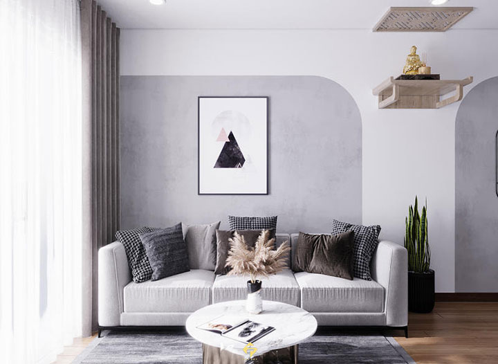 bàn thờ treo tường chung cư