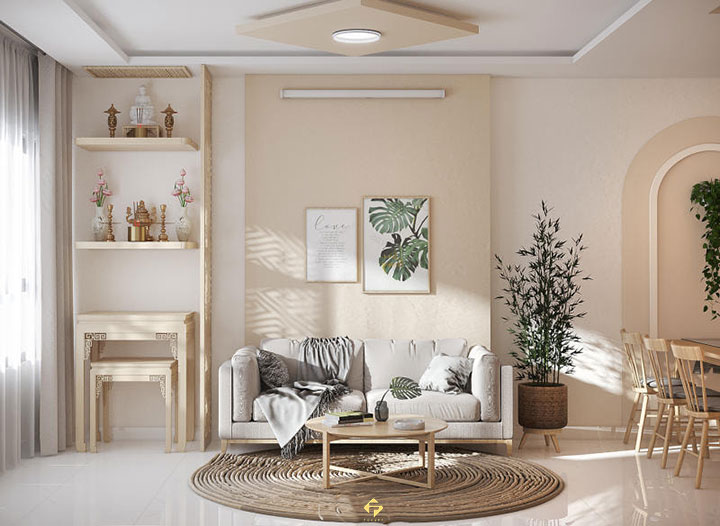 bàn thờ đứng chung cư