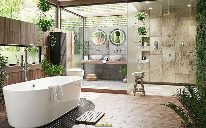 thiết kế nội thất nhà tắm