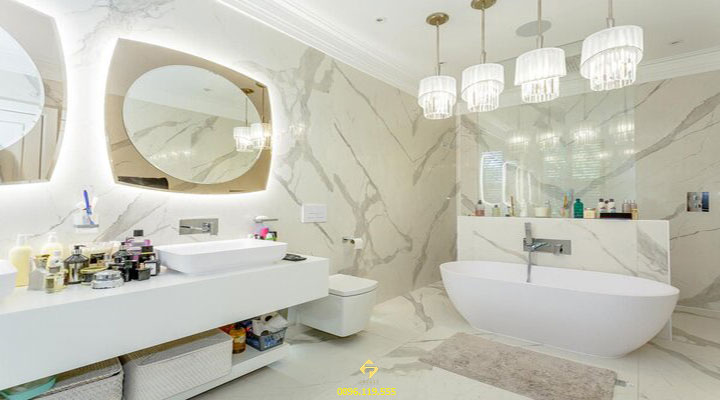 Mẫu nội thất nhà tắm sang trọng