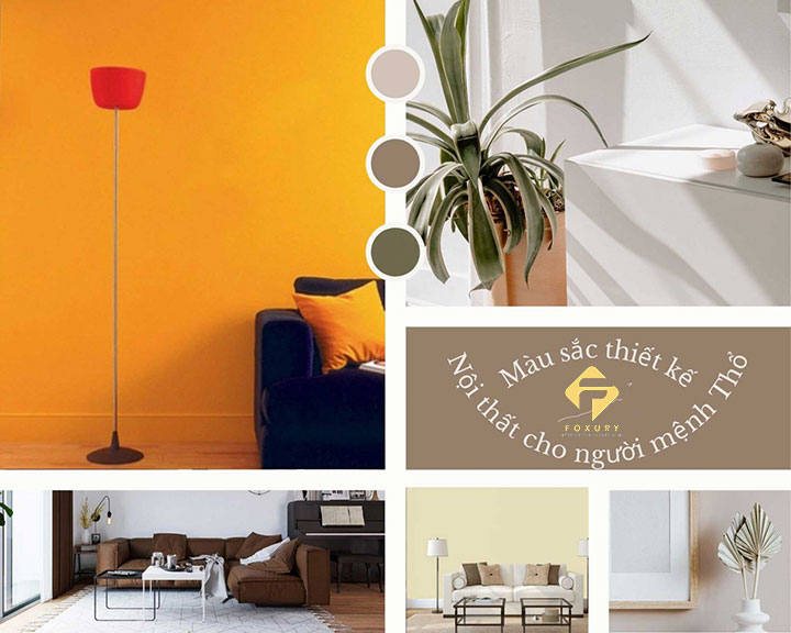 Màu sắc cho mệnh Thổ