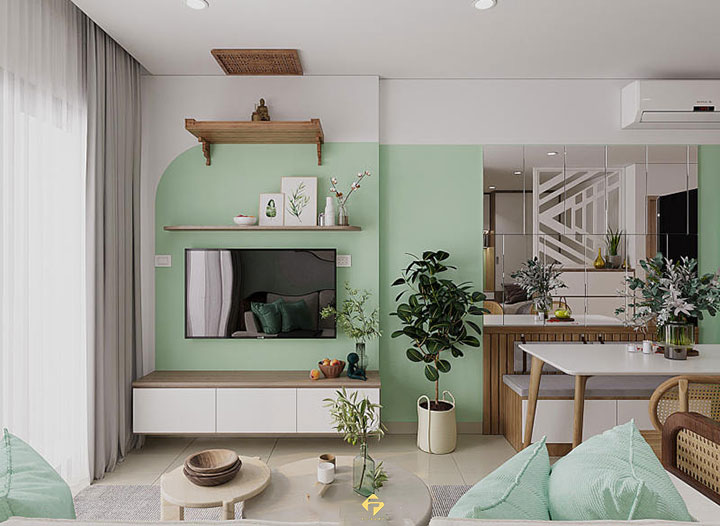 bàn thờ treo tường chung cư