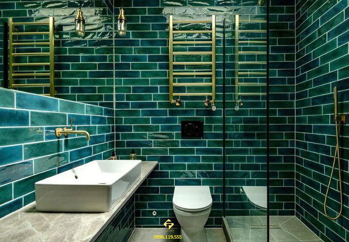 thiết kế kết hợp nhiều phong cách trong phòng tắm