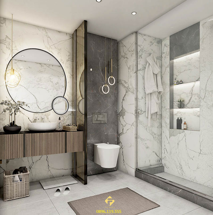 hiết kế nhà vệ sinh nhỏ đẹp