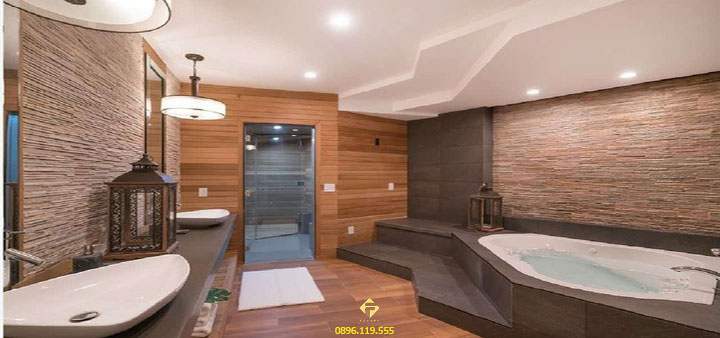 Mẫu nội thất nhà tắm sang trọng