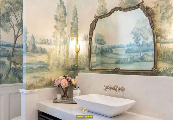 thiết kế kết hợp nhiều phong cách trong phòng tắm