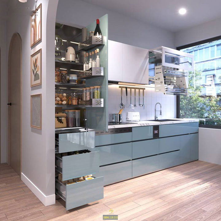 nội thất bếp mệnh thủy