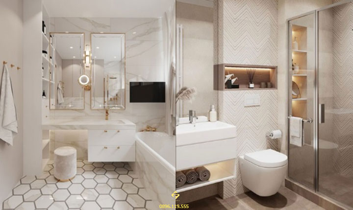 nội thất nhà tắm mệnh thổ