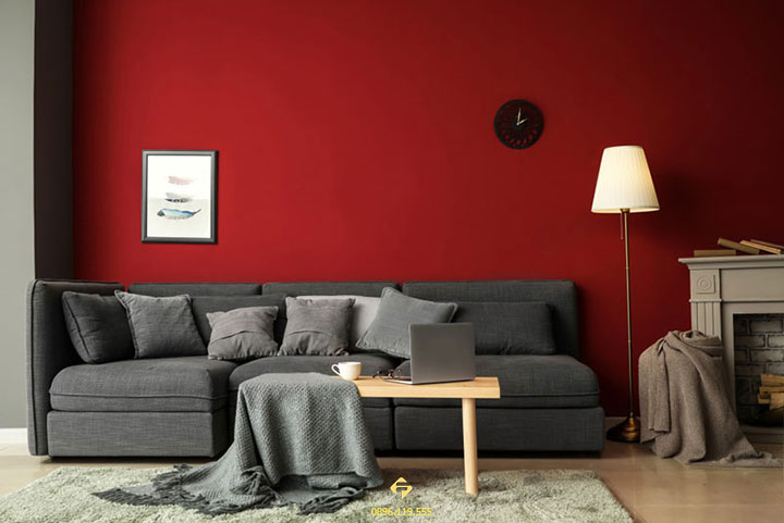 nội thất phòng khách mệnh thổ