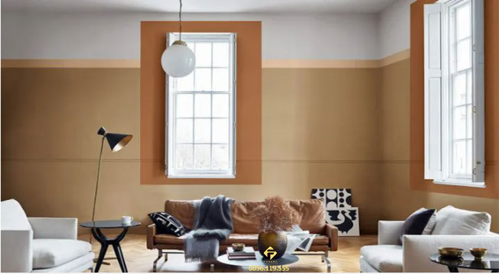 nội thất phòng khách mệnh thổ