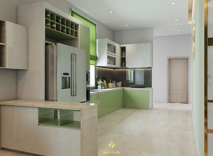 Nội thất phòng bếp cho người mệnh Mộc