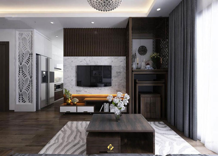 bàn thờ đứng chung cư