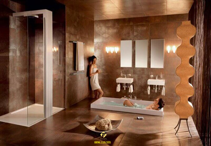 Xu hướng thiết kế mang trải nghiệm spa vào phòng tắm