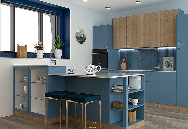 nội thất bếp mệnh thủy