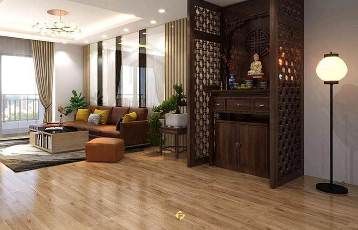 bàn thờ đứng chung cư