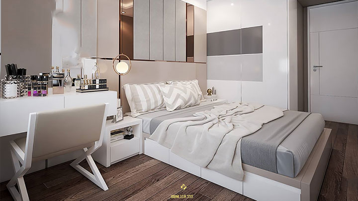 nội thất phòng ngủ mệnh kim