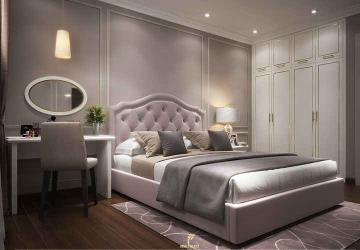 nội thất phòng ngủ mệnh kim