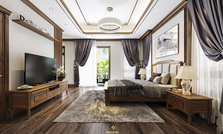 nội thất phòng ngủ mệnh kim