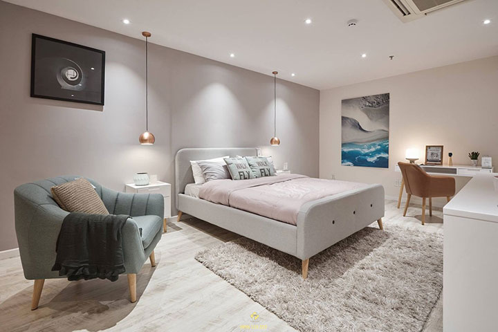 nội thất phòng ngủ mệnh kim