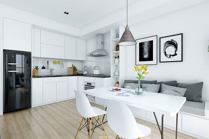 nội thất bếp mệnh kim