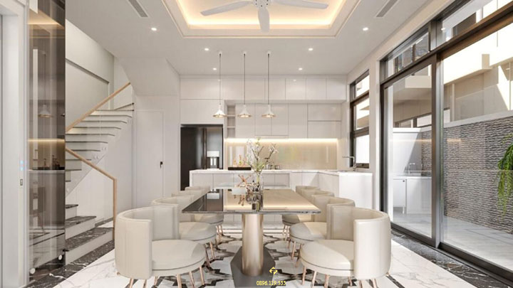 nội thất bếp mệnh kim