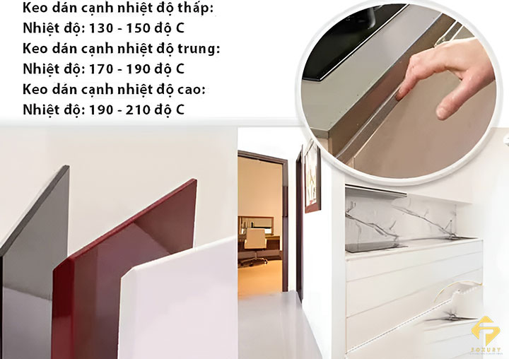 Nhiệt độ phù hợp của keo dán cạnh gỗ công nghiệp MDF