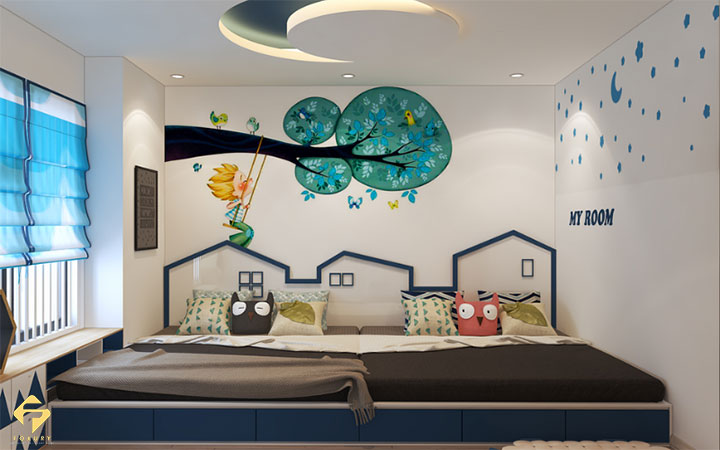 nội thất phòng ngủ bé trai