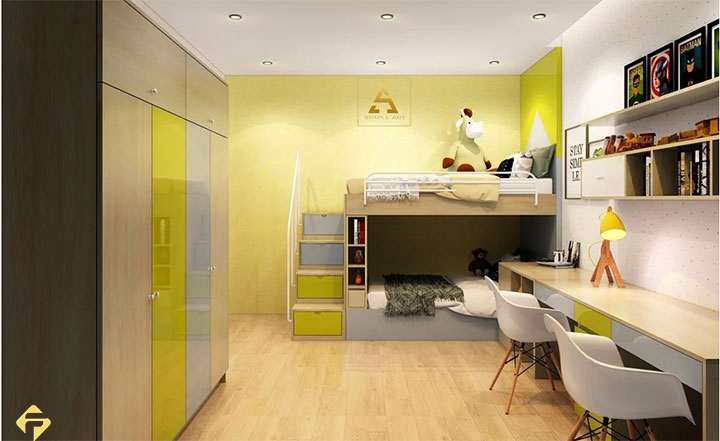 nội thất phòng ngủ bé trai