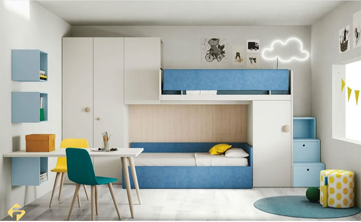 nội thất phòng ngủ bé trai