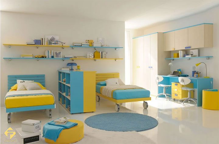 nội thất phòng ngủ bé trai