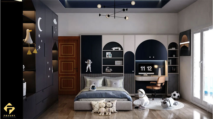 nội thất phòng ngủ bé trai