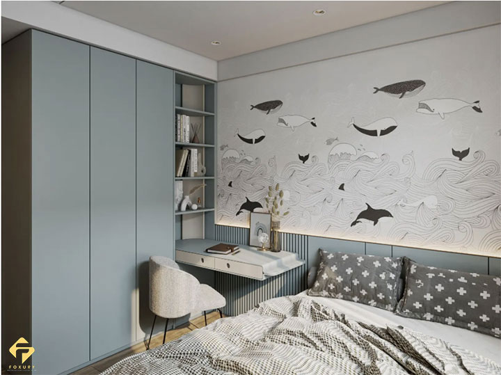 nội thất phòng ngủ bé trai