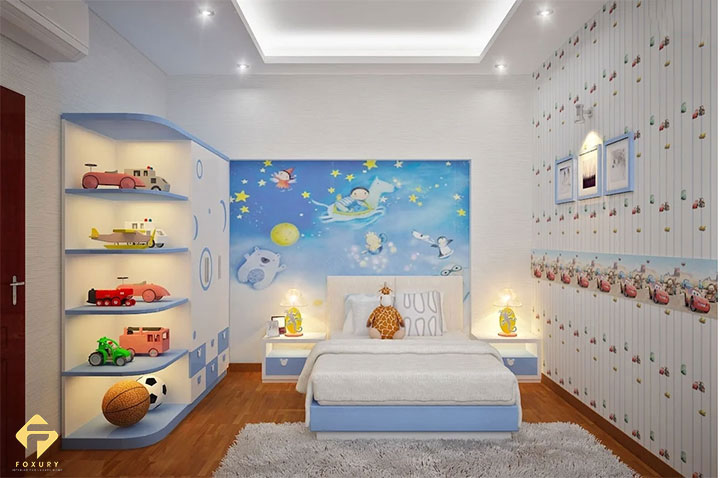 nội thất phòng ngủ bé trAI