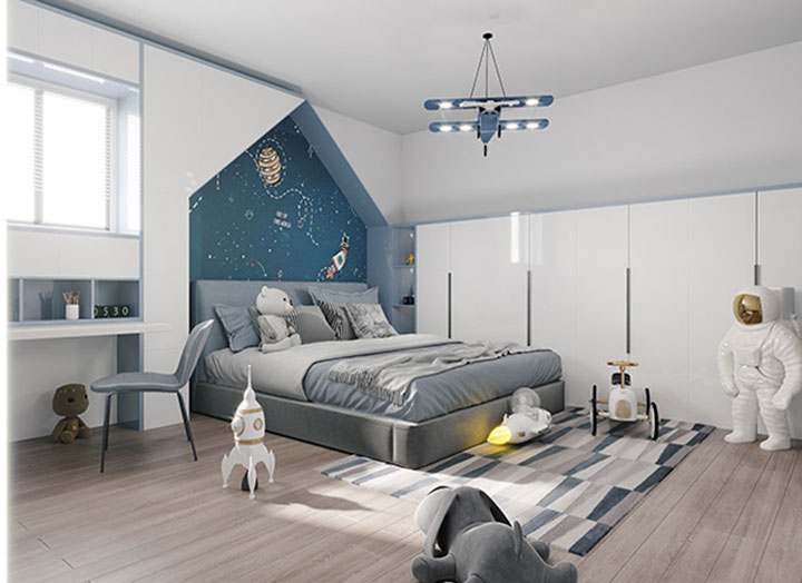 nội thất phòng ngủ bé trai