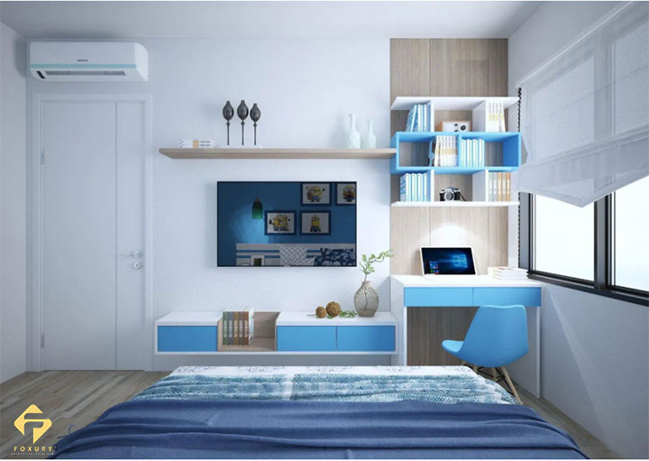 nội thất phòng học bé trai