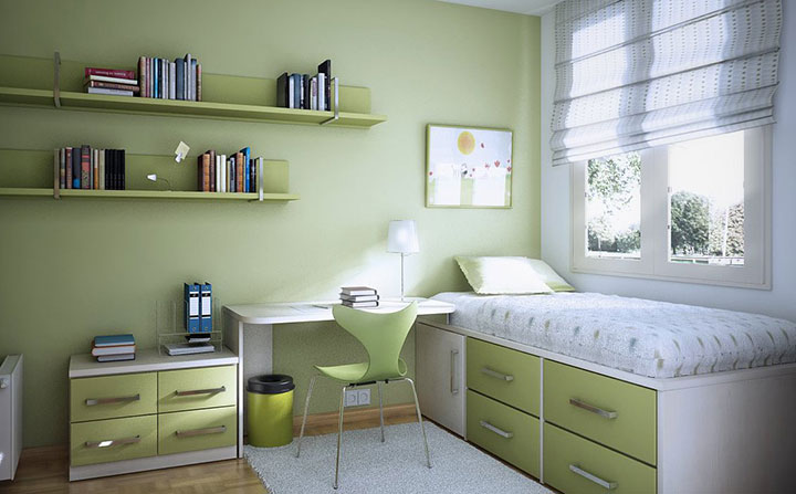 nội thất phòng học bé trai