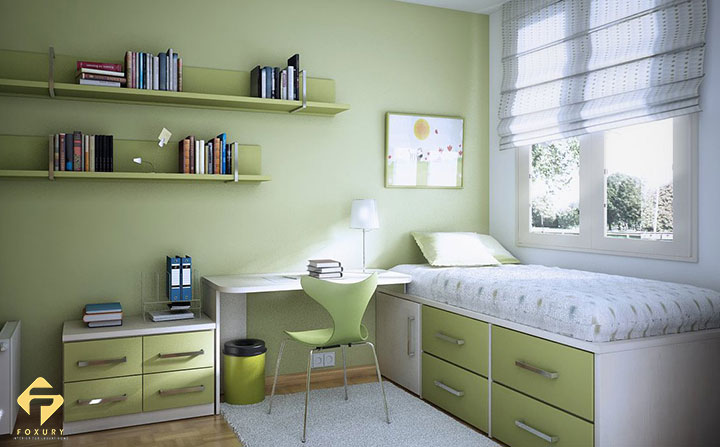 nội thất phòng học bé gái