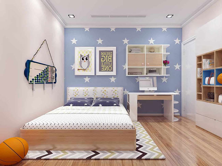 nội thất phòng học bé trai