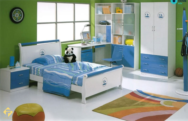nội thất phòng ngủ bé trai