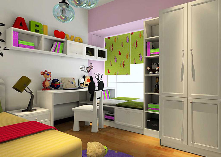 nội thất phòng học bé trai