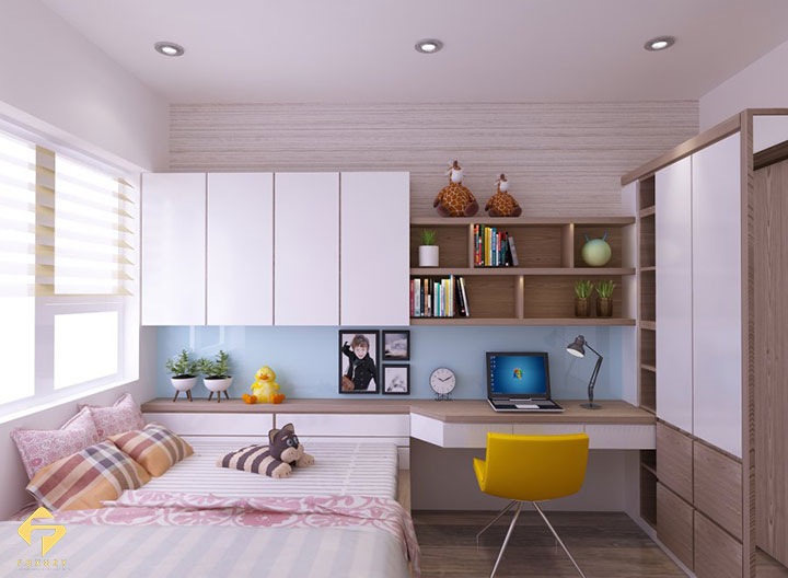 nội thất phòng học bé gái